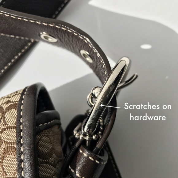 💯 Coach shoulder handbag w/adjustable strap - Picture 8 of 8